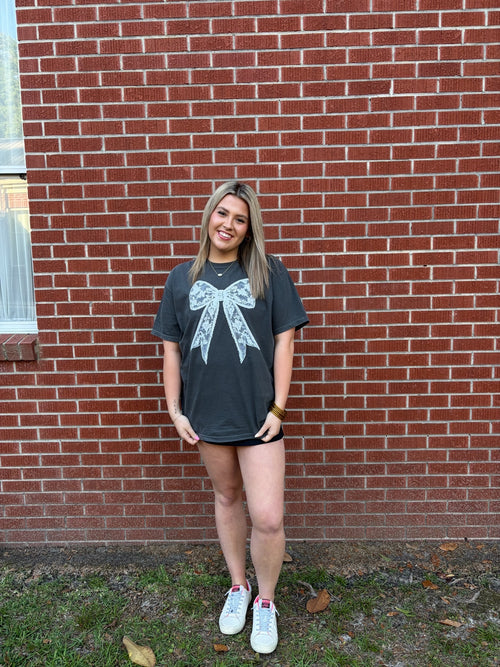 Lace Bow Tee